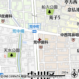愛知県名古屋市中川区草平町1丁目13周辺の地図