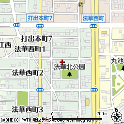愛知県名古屋市中川区法華西町85周辺の地図