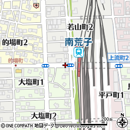 南荒子駅周辺の地図