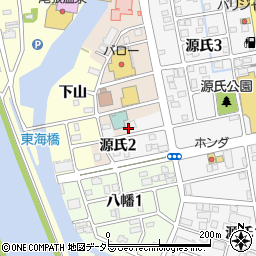 中日樋口新聞店周辺の地図