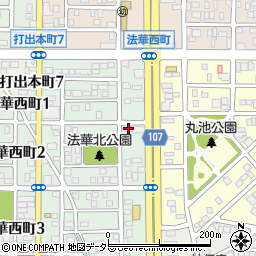 愛知県名古屋市中川区法華西町63周辺の地図