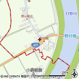 滋賀県近江八幡市野村町2573周辺の地図