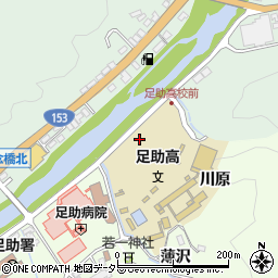 愛知県豊田市岩神町川原周辺の地図