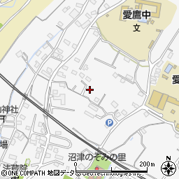 静岡県沼津市西椎路周辺の地図