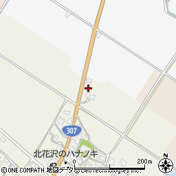 滋賀県東近江市北花沢町238周辺の地図