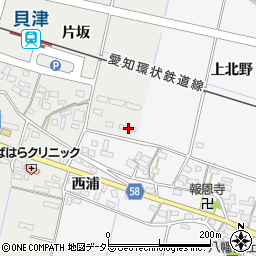愛知県豊田市貝津町片坂139周辺の地図