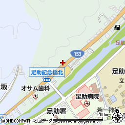 愛知県豊田市足助町成瀬周辺の地図