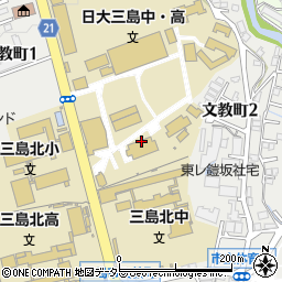 日本大学三島高校　時間外周辺の地図