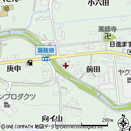 愛知県日進市藤枝町前田87周辺の地図