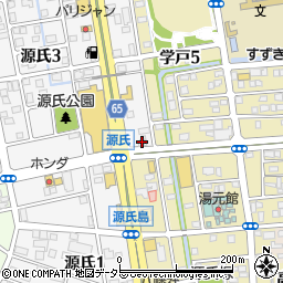 トヨタレンタリース愛知蟹江店周辺の地図
