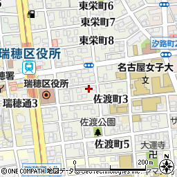 愛知県名古屋市瑞穂区佐渡町2丁目21周辺の地図