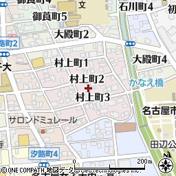 愛知県名古屋市瑞穂区村上町周辺の地図