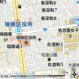 愛知県名古屋市瑞穂区佐渡町2丁目周辺の地図