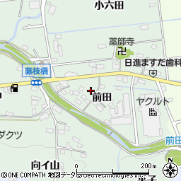 愛知県日進市藤枝町前田64周辺の地図