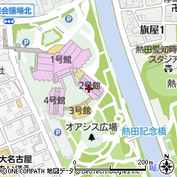 名古屋市役所観光文化交流局　センチュリーホール周辺の地図