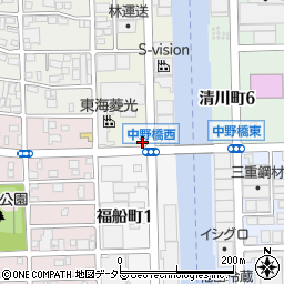 三洋運輸株式会社　中川営業所周辺の地図