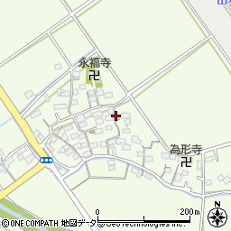 滋賀県近江八幡市長田町周辺の地図