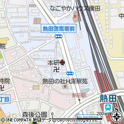 名古屋熱田駅前郵便局周辺の地図