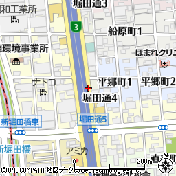 愛知県名古屋市瑞穂区堀田通4丁目周辺の地図