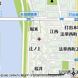 愛知県名古屋市中川区中須町辻ノ上200周辺の地図
