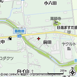 愛知県日進市藤枝町前田96周辺の地図