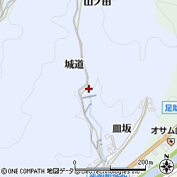 愛知県豊田市近岡町山ノ田周辺の地図