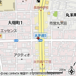 街かど屋太平通５丁目店周辺の地図