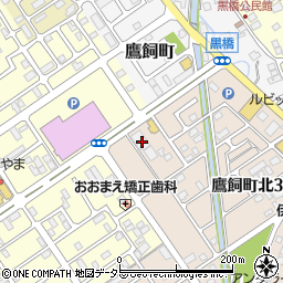トヨタカローラ滋賀株式会社　近江八幡店周辺の地図