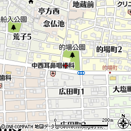 愛知県名古屋市中川区的場町3丁目52周辺の地図