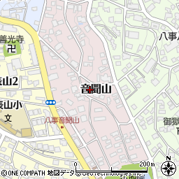 愛知県名古屋市天白区音聞山1102周辺の地図