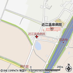 近江温泉病院周辺の地図