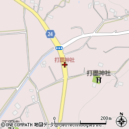 打墨神社周辺の地図