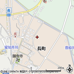 滋賀県東近江市長町周辺の地図