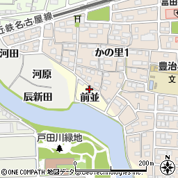 愛知県名古屋市中川区富田町大字包里前並23周辺の地図