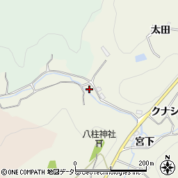 愛知県豊田市成合町下成合周辺の地図