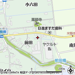 愛知県日進市藤枝町前田4周辺の地図