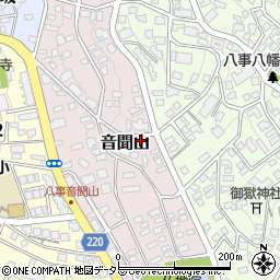 愛知県名古屋市天白区音聞山1108周辺の地図
