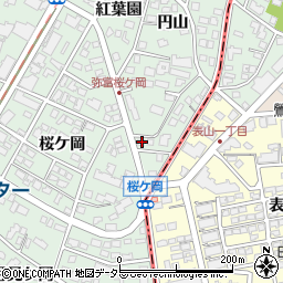 愛知県名古屋市瑞穂区彌富町円山70-46周辺の地図