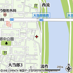 愛知県名古屋市中川区大当郎1丁目1704周辺の地図