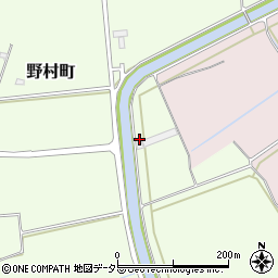 滋賀県近江八幡市野村町3680周辺の地図