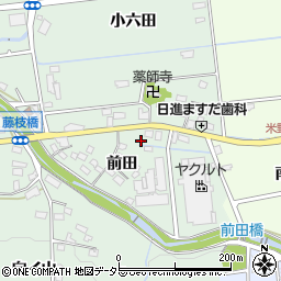 愛知県日進市藤枝町前田55周辺の地図