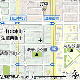 愛知県名古屋市中川区法華西町48周辺の地図