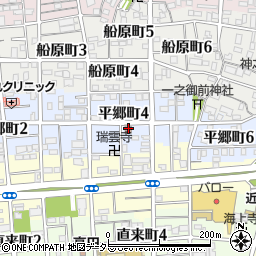 名古屋平郷郵便局周辺の地図