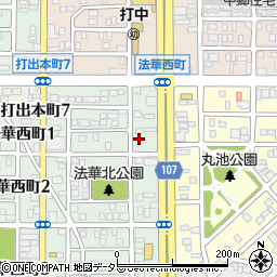 愛知県名古屋市中川区法華西町12周辺の地図