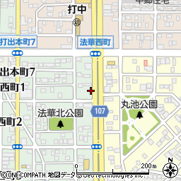 愛知県名古屋市中川区法華西町9周辺の地図