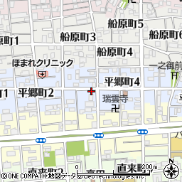 愛知県名古屋市瑞穂区平郷町周辺の地図