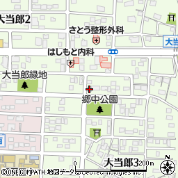 愛知県名古屋市中川区大当郎1丁目2007周辺の地図