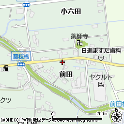 愛知県日進市藤枝町前田60周辺の地図