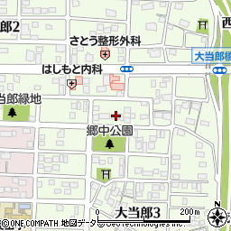 愛知県名古屋市中川区大当郎1丁目2005周辺の地図