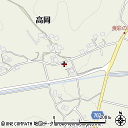 京都府京丹波町（船井郡）高岡（馬場所）周辺の地図